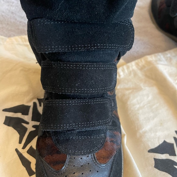 Isabel Marant Beckett High-Top Wedge Sneakers - Picture 6 of 10